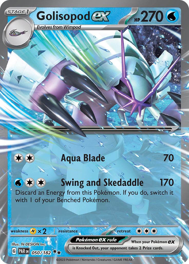 Golisopod ex (050/182) [Scarlet & Violet: Paradox Rift] | Anubis Games and Hobby