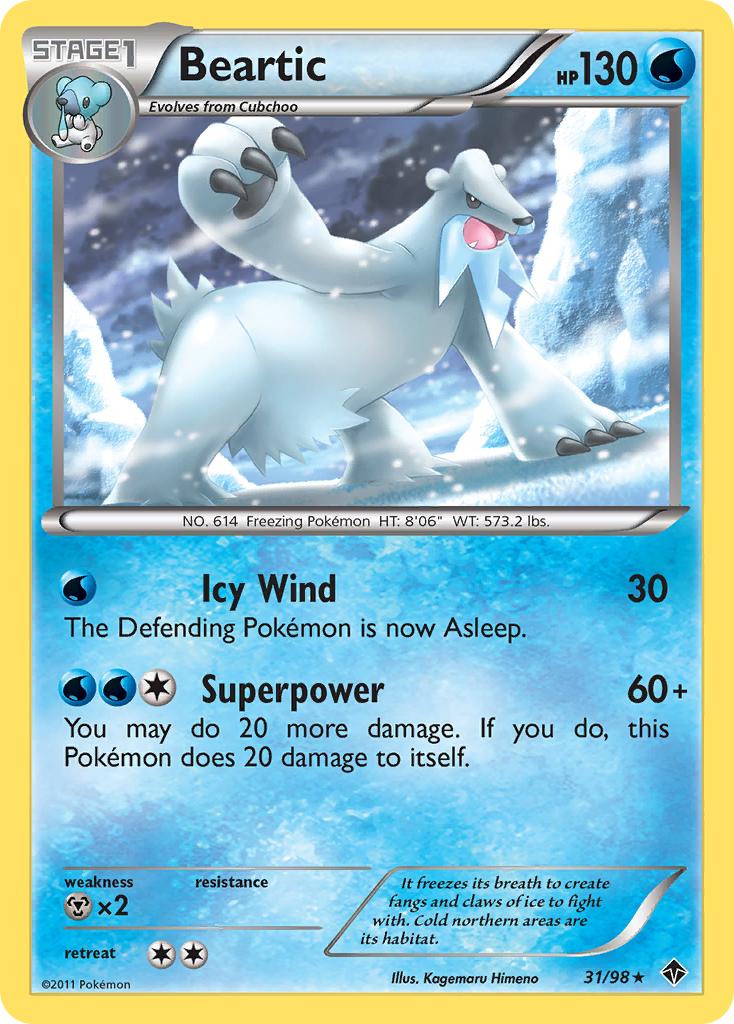 Beartic (31/98) [Black & White: Emerging Powers] | Anubis Games and Hobby