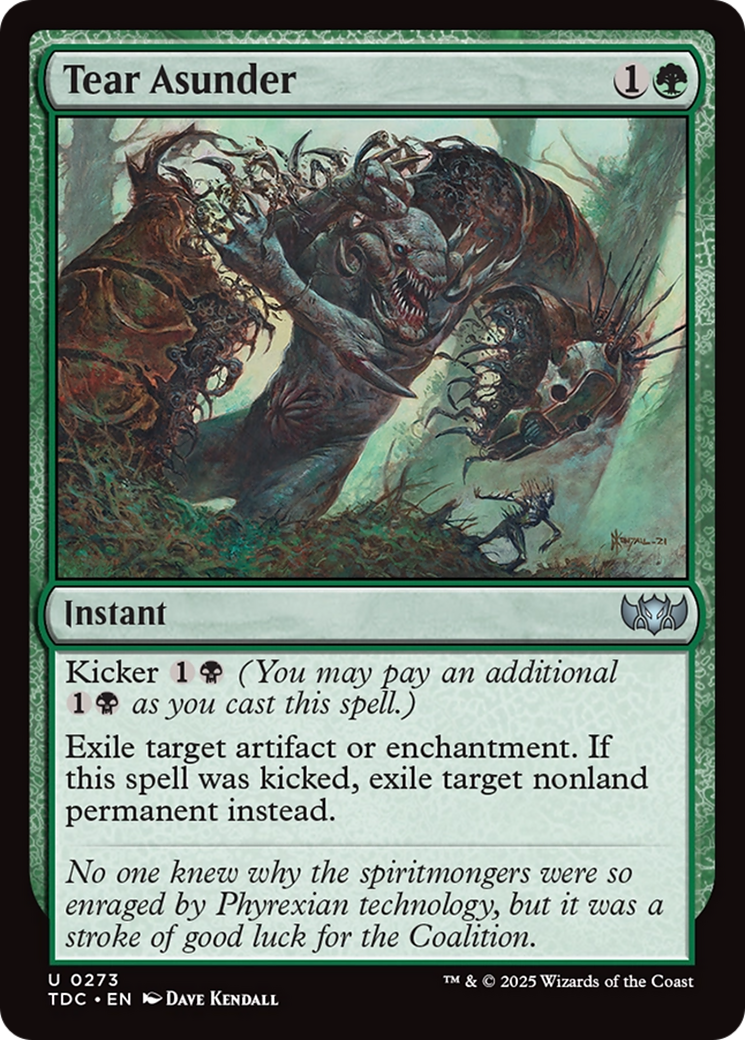 Tear Asunder [Tarkir: Dragonstorm Commander] | Anubis Games and Hobby
