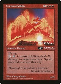 Crimson Hellkite (Oversized) [Oversize Cards] | Anubis Games and Hobby