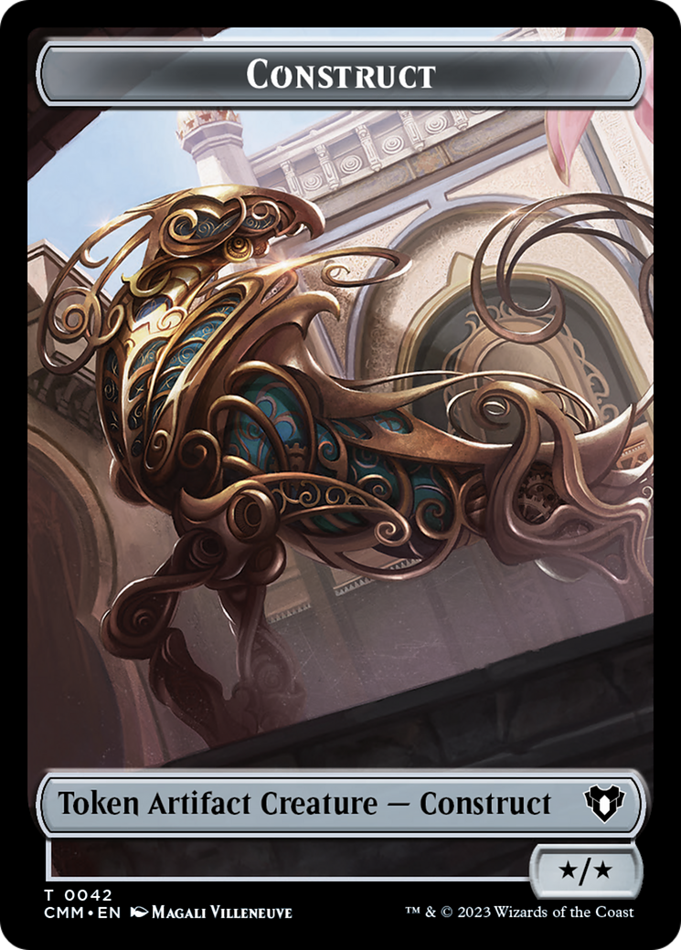 Eldrazi Spawn // Construct (0042) Double-Sided Token [Commander Masters Tokens] | Anubis Games and Hobby