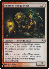 Duergar Hedge-Mage [The List Reprints] | Anubis Games and Hobby