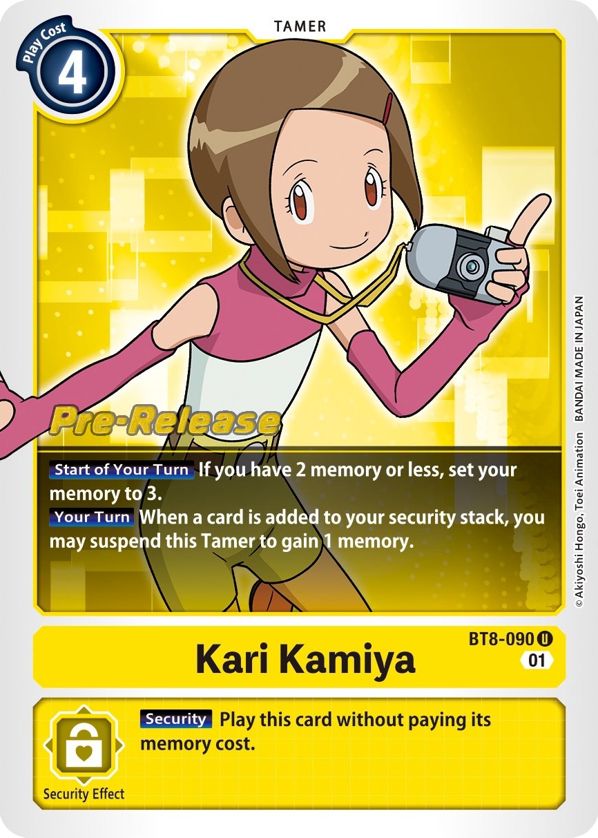 Kari Kamiya [BT8-090] [New Awakening Pre-Release Cards] | Anubis Games and Hobby