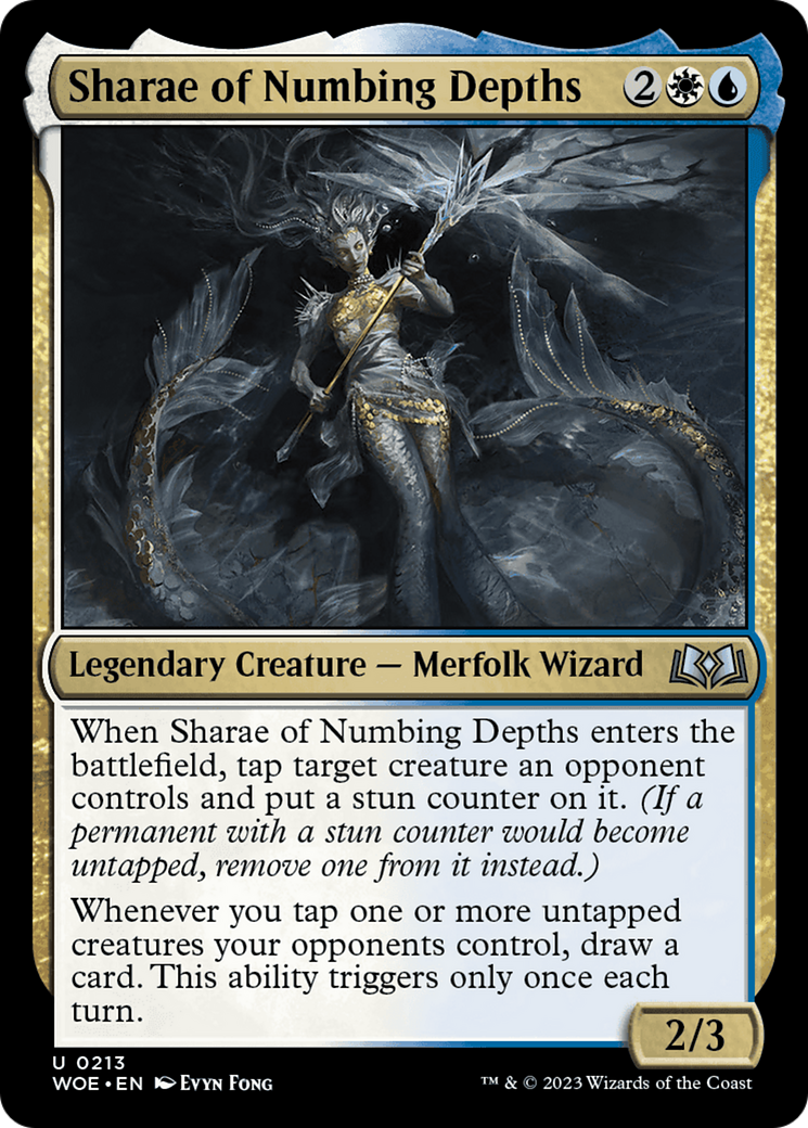 Sharae of Numbing Depths [Wilds of Eldraine] | Anubis Games and Hobby