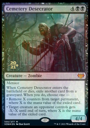 Cemetery Desecrator [Innistrad: Crimson Vow Prerelease Promos] | Anubis Games and Hobby