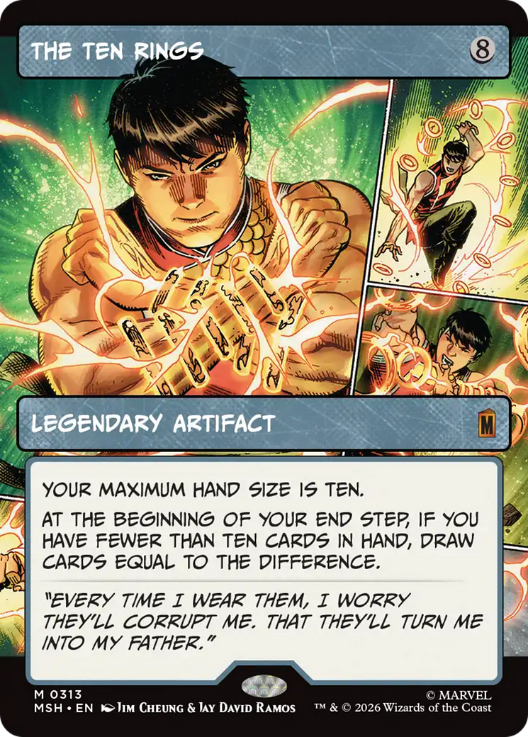 The Ten Rings (Borderless) [Marvel Super Heroes] | Anubis Games and Hobby