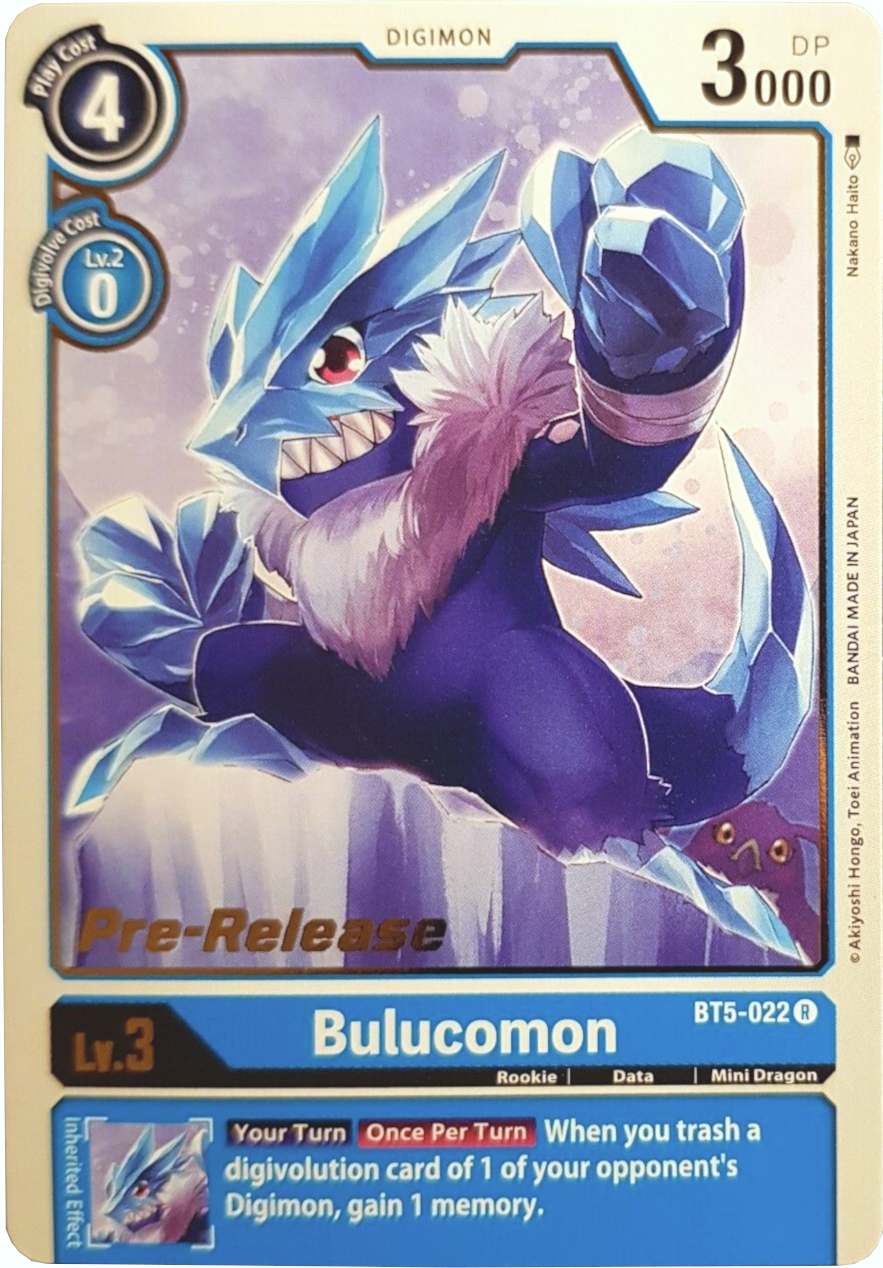 Bulucomon [BT5-022] [Battle of Omni Pre-Release Promos] | Anubis Games and Hobby