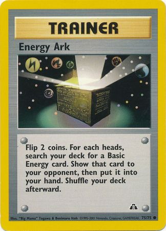 Energy Ark (75/75) [Neo Discovery Unlimited] | Anubis Games and Hobby