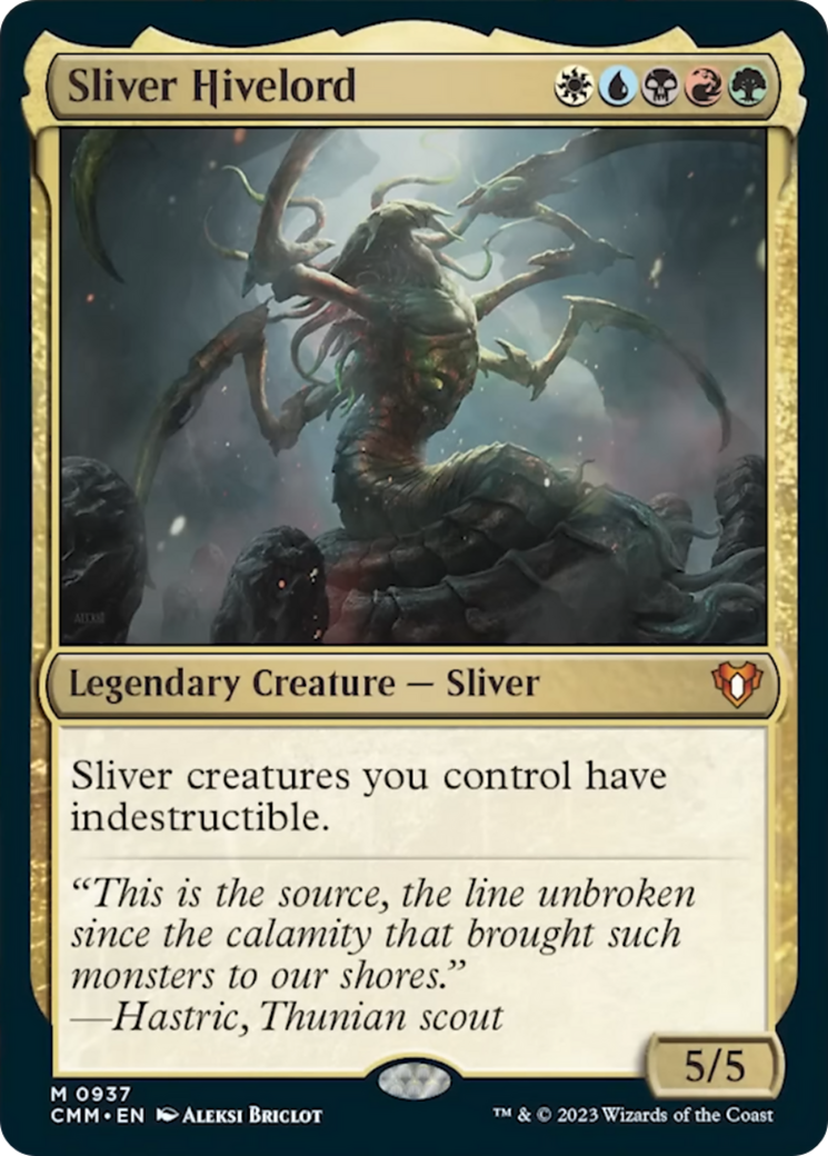 Sliver Hivelord [Commander Masters] | Anubis Games and Hobby