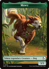 Ajani's Pridemate // Mowu Double-Sided Token [Reality Fracture Tokens] | Anubis Games and Hobby