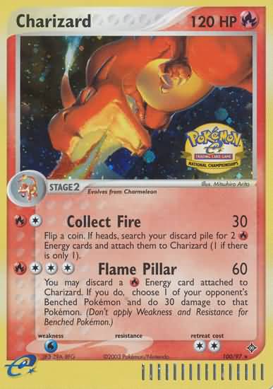 Charizard (100/97) (National Championship 2004) [League & Championship Cards] | Anubis Games and Hobby