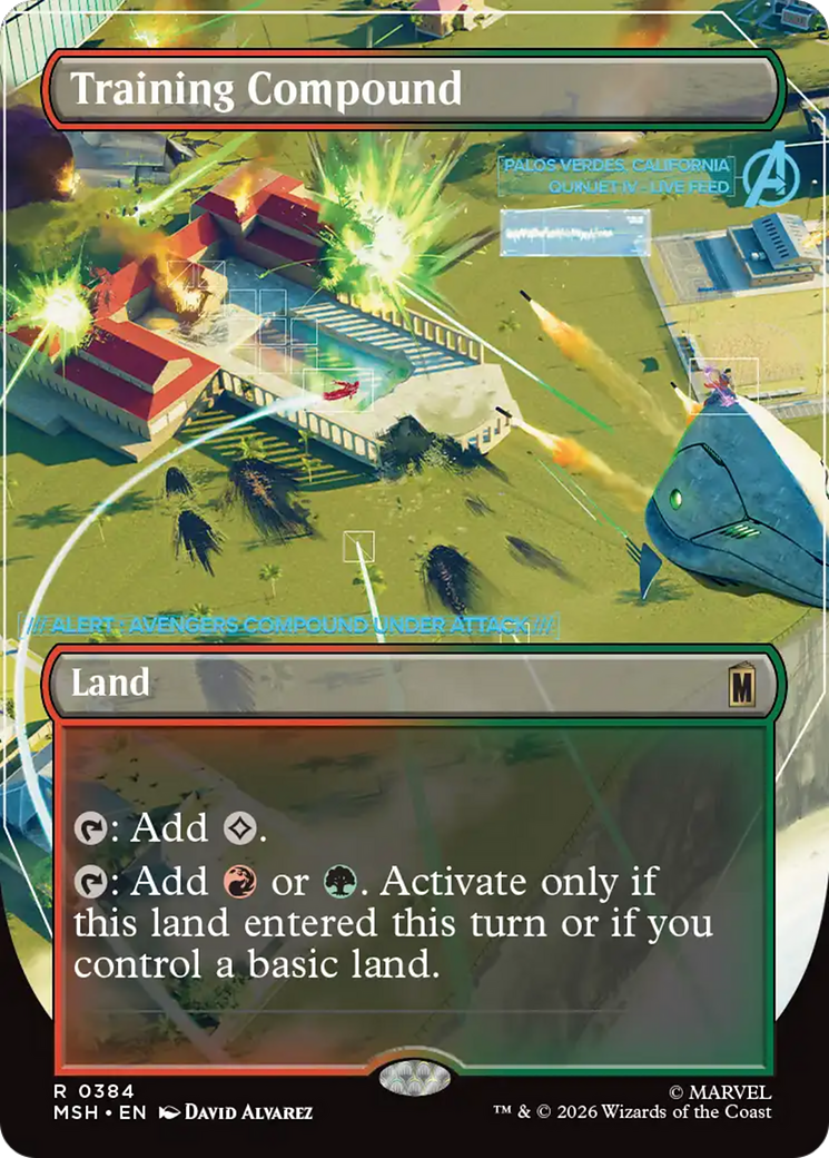 Training Compound (Borderless) [Marvel Super Heroes] | Anubis Games and Hobby