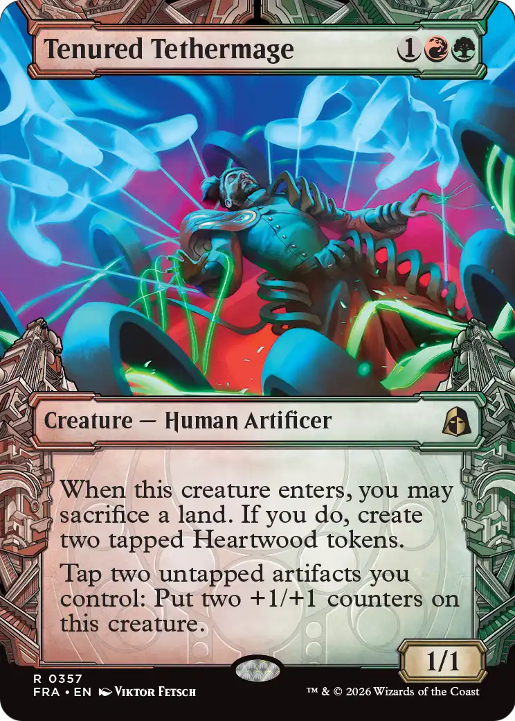 Tenured Tethermage (Showcase) [Reality Fracture] | Anubis Games and Hobby