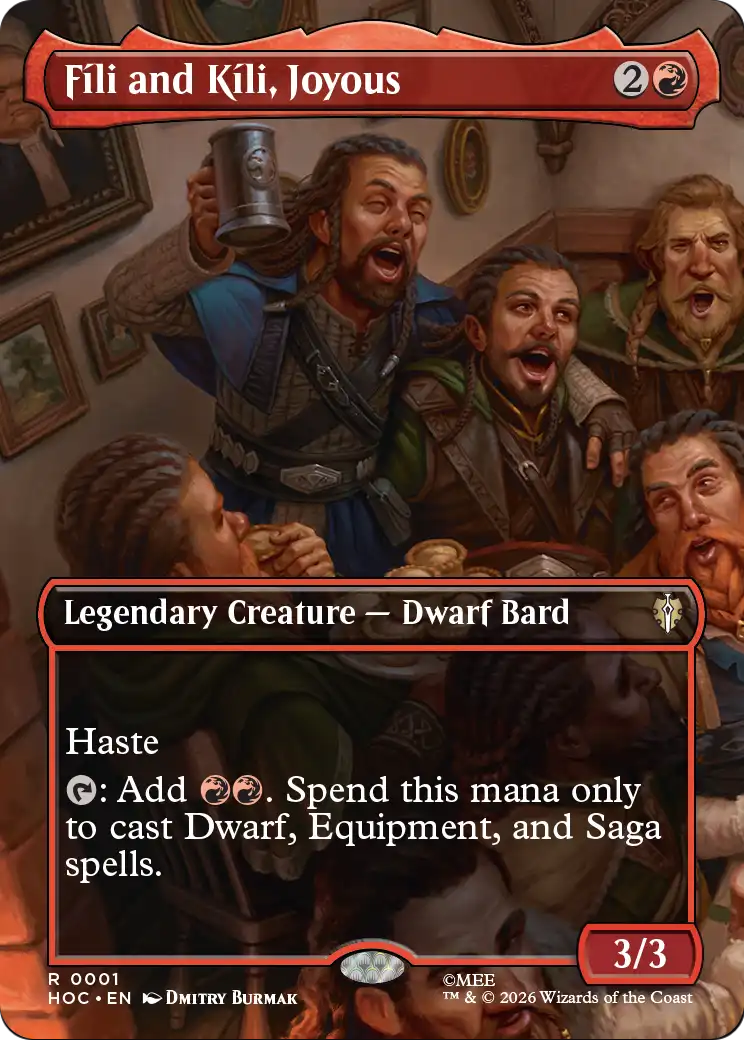Fili and Kili, Joyous (Borderless) [The Hobbit: Eternal-Legal] | Anubis Games and Hobby