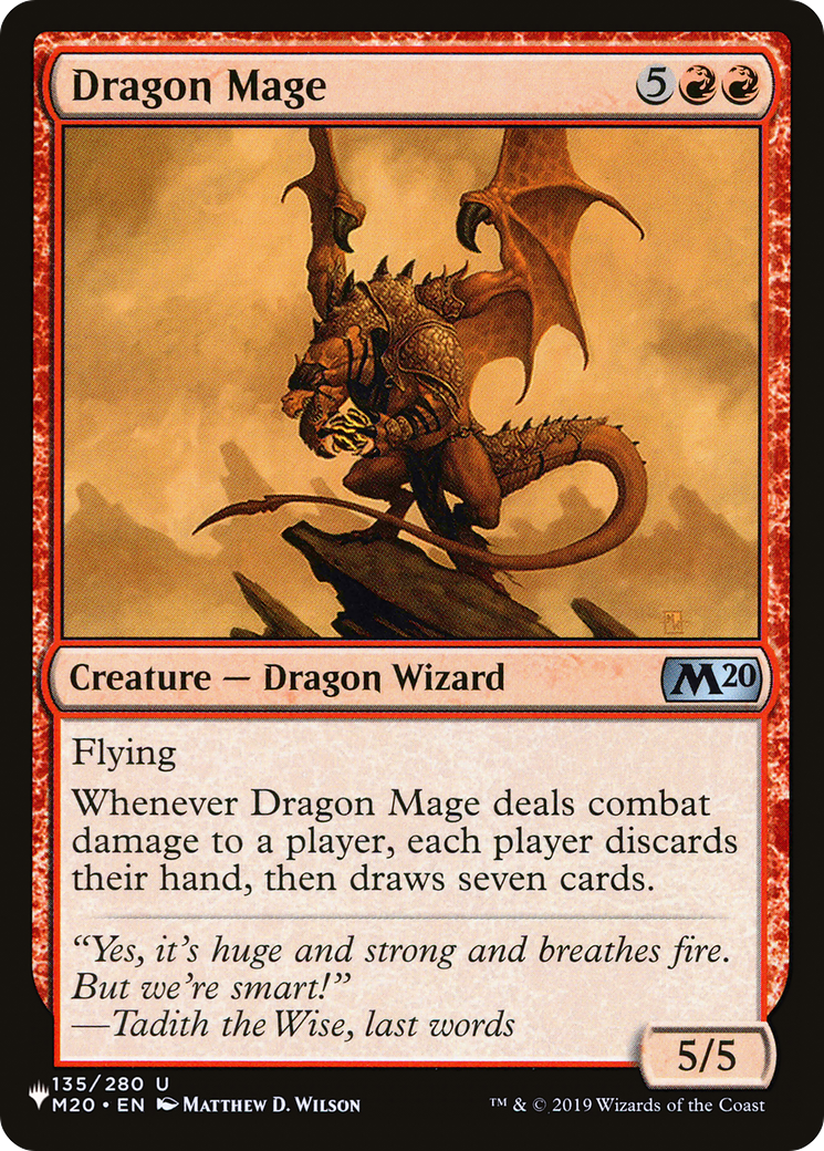 Dragon Mage [The List Reprints] | Anubis Games and Hobby