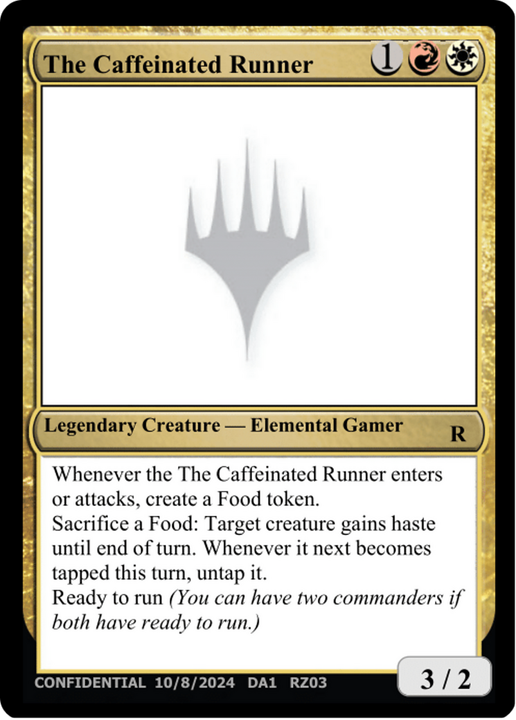The Caffeinated Runner [Unknown Event] | Anubis Games and Hobby