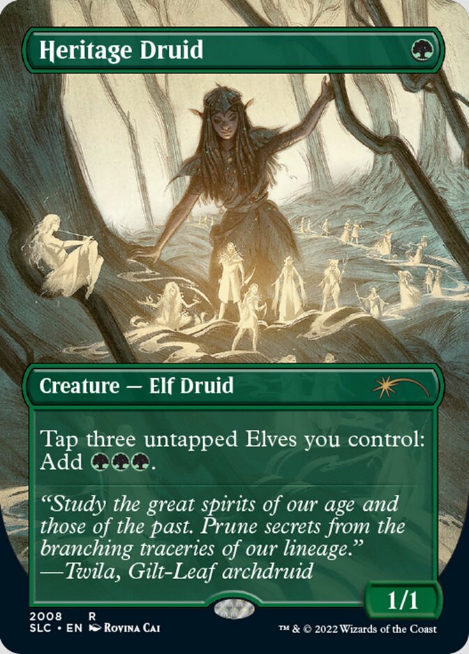 Heritage Druid (Borderless) [Secret Lair Countdown Kit] | Anubis Games and Hobby