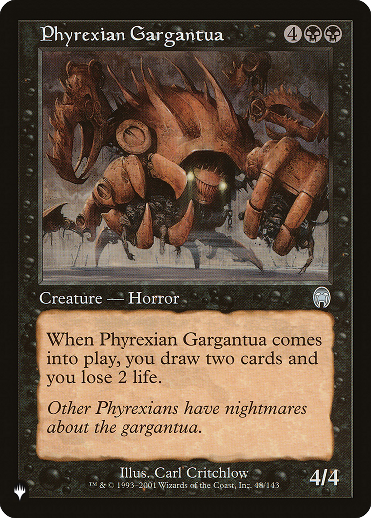 Phyrexian Gargantua [The List Reprints] | Anubis Games and Hobby