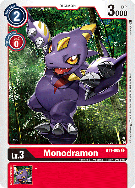 Monodramon [BT1-009] [Release Special Booster Ver.1.0] | Anubis Games and Hobby