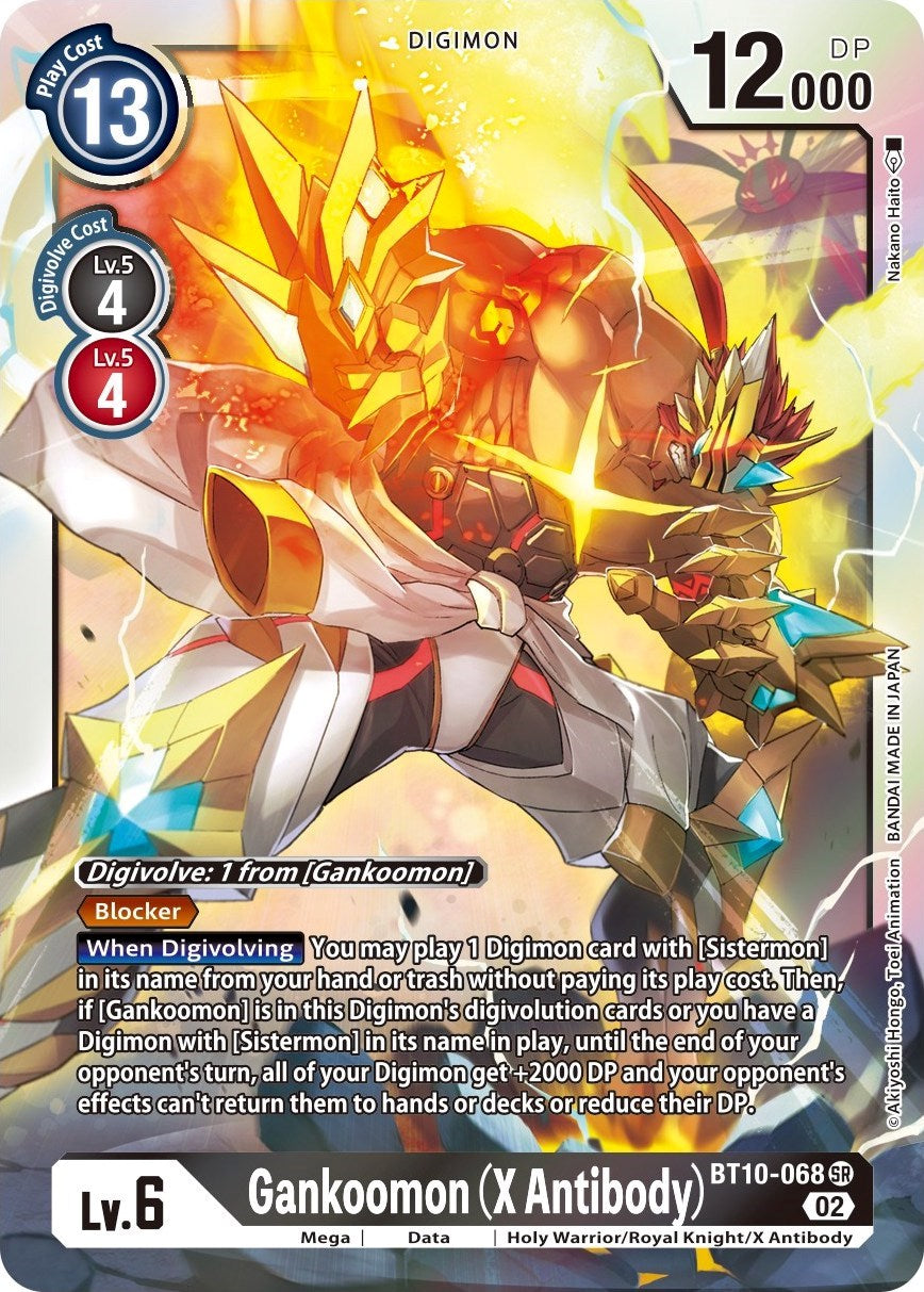 Gankoomon (X Antibody) [BT10-068] [Xros Encounter] | Anubis Games and Hobby