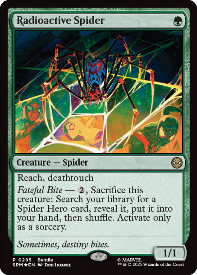 Radioactive Spider [Marvel's Spider-Man Promos] | Anubis Games and Hobby