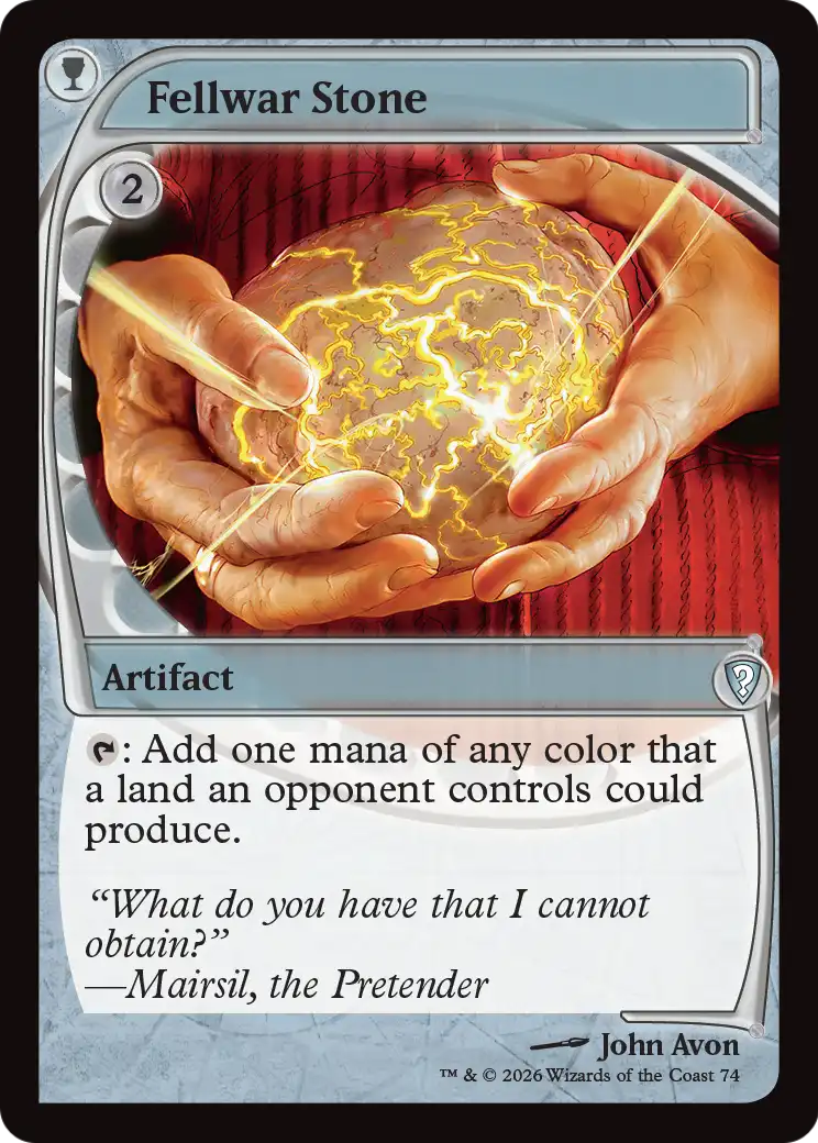 Fellwar Stone (Future Sight) [Mystery Booster: Commander Edition] | Anubis Games and Hobby