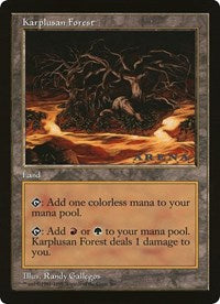 Karplusan Forest (Oversized) [Oversize Cards] | Anubis Games and Hobby