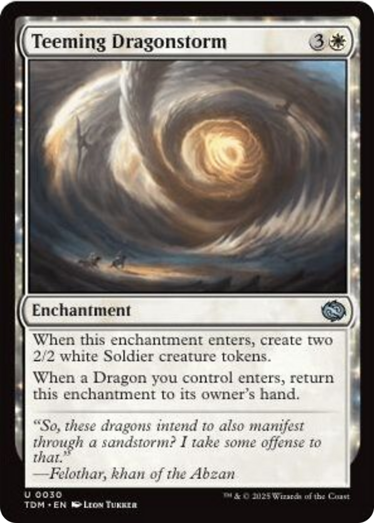 Teeming Dragonstorm [Tarkir: Dragonstorm] | Anubis Games and Hobby