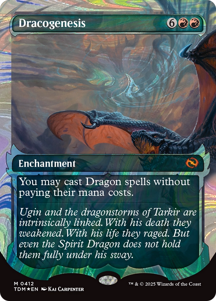 Dracogenesis (0412) (Showcase) (Halo Foil) [Tarkir: Dragonstorm] | Anubis Games and Hobby