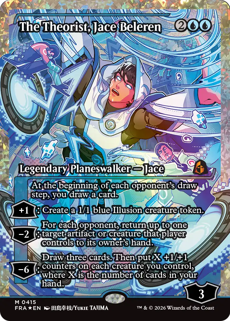 The Theorist, Jace Beleren (Showcase) (Fracture Foil) [Reality Fracture] | Anubis Games and Hobby