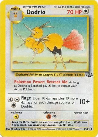 Dodrio (34/64) [Jungle Unlimited] | Anubis Games and Hobby