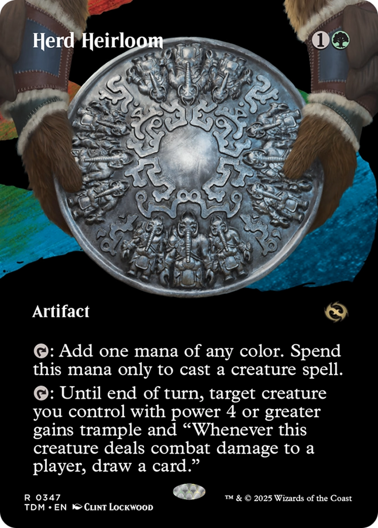 Herd Heirloom (Borderless) [Tarkir: Dragonstorm] | Anubis Games and Hobby