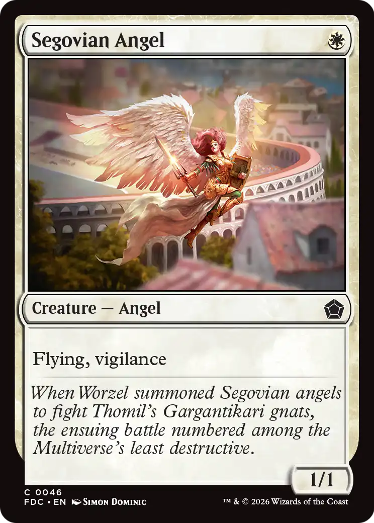 Segovian Angel [Foundations Commander] | Anubis Games and Hobby