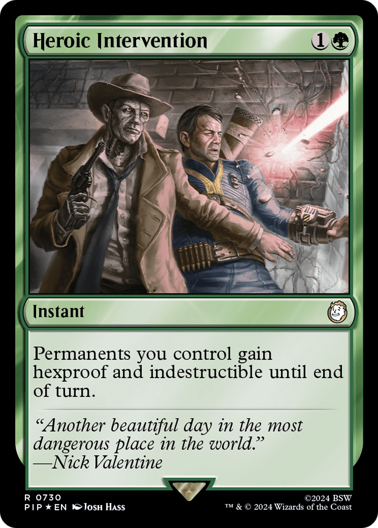 Heroic Intervention (Surge Foil) [Fallout] | Anubis Games and Hobby