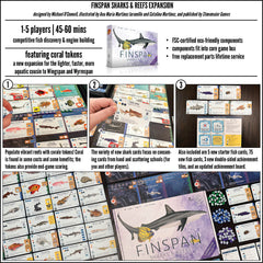 Finspan Sharks & Reefs Expansion | Anubis Games and Hobby