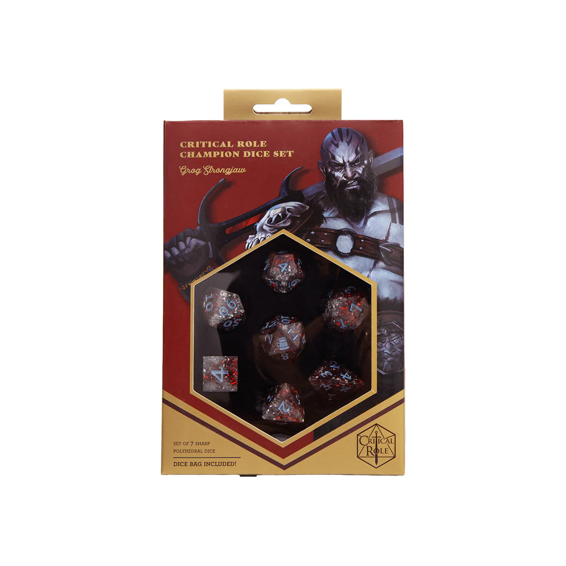 Champion Dice Set - Grog Stongjaw | Anubis Games and Hobby