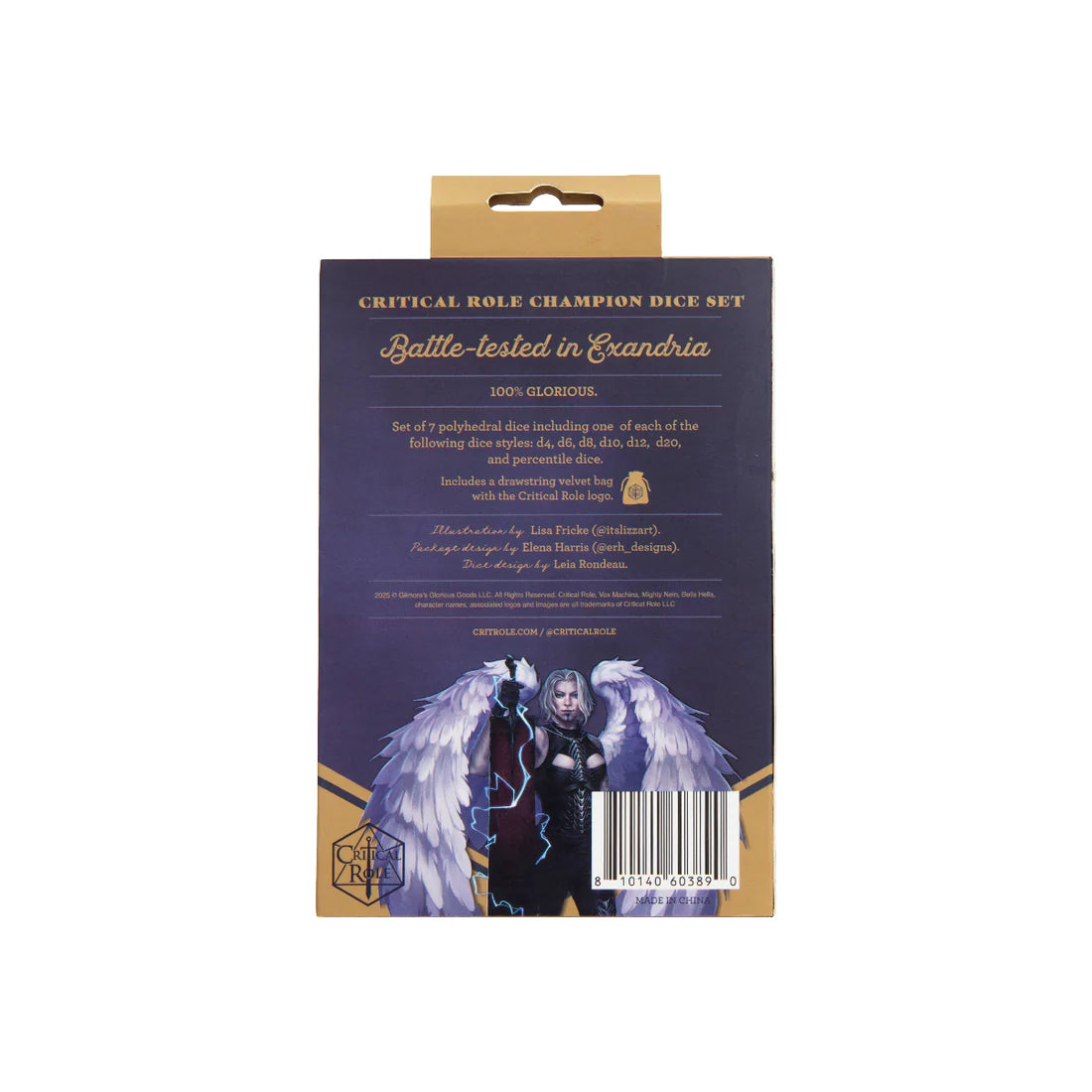 Champion Dice Set - Yahsa Nydoorin | Anubis Games and Hobby