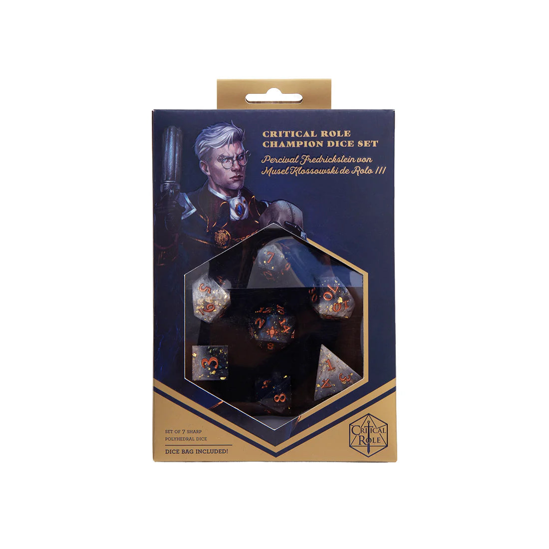 Champion Dice Set - Percival Fredrickstein Von Musel Klossowski De Rolo III | Anubis Games and Hobby
