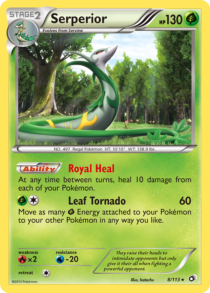 Serperior (8/113) [Black & White: Legendary Treasures] | Anubis Games and Hobby