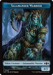 Salamander Warrior // Zombie Druid Double-Sided Token [Tarkir: Dragonstorm Commander Tokens] | Anubis Games and Hobby