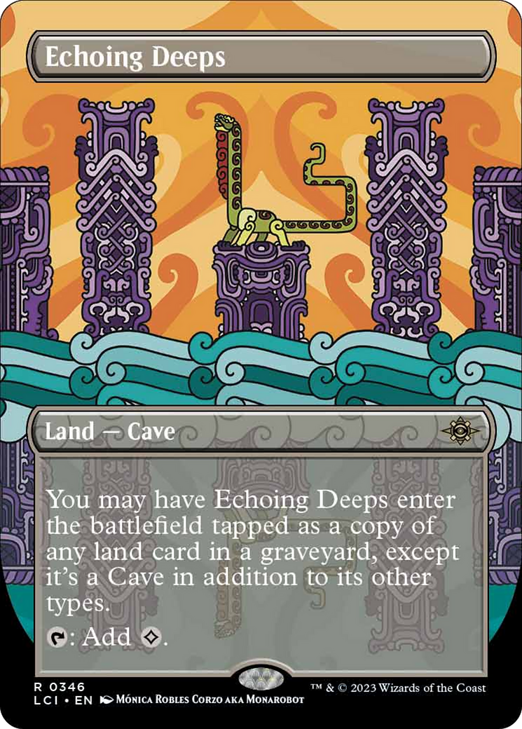 Echoing Deeps (Borderless) [The Lost Caverns of Ixalan] | Anubis Games and Hobby