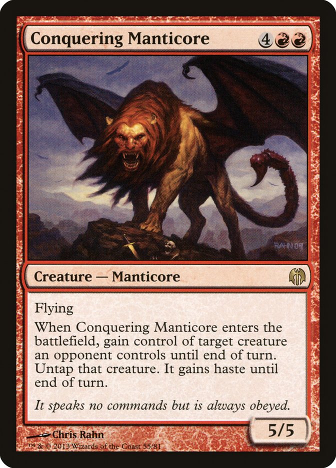 Conquering Manticore [Duel Decks: Heroes vs. Monsters] | Anubis Games and Hobby