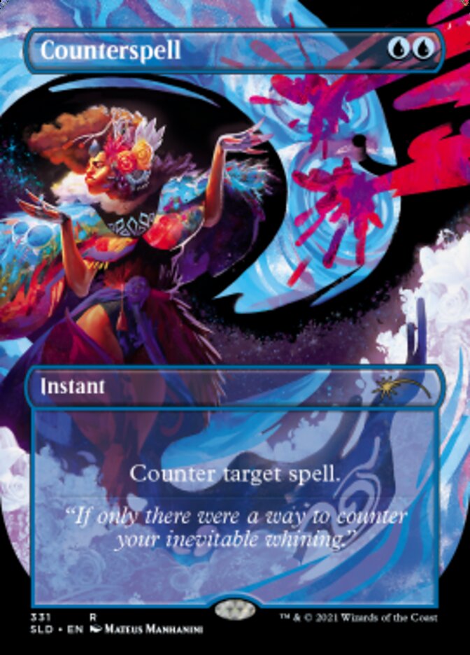 Counterspell (Borderless) [Secret Lair Drop Series] | Anubis Games and Hobby