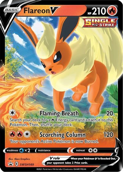 Flareon V (SWSH149) [Sword & Shield: Black Star Promos] | Anubis Games and Hobby