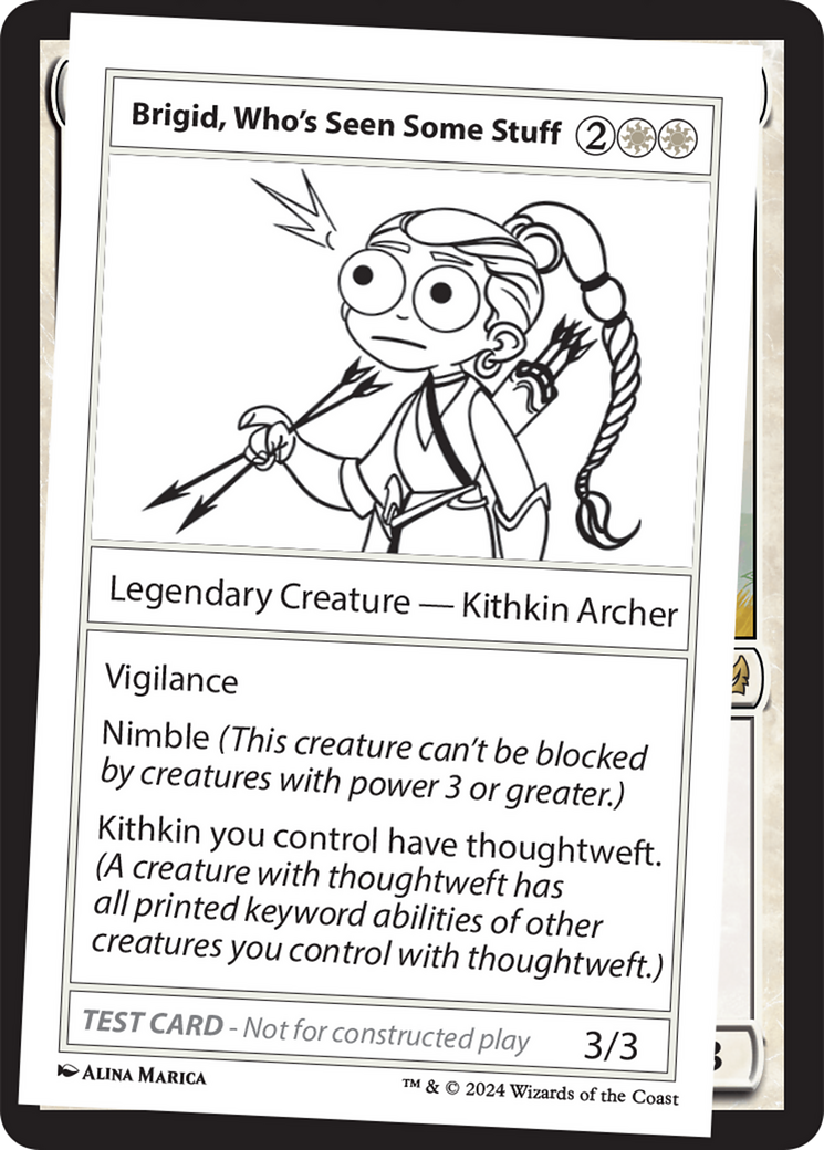 Brigid, Who's Seen Some Stuff [Mystery Booster 2 Playtest Cards] | Anubis Games and Hobby