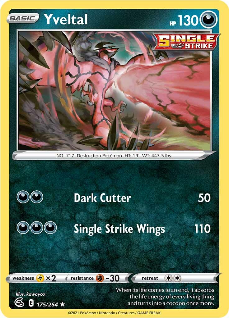 Yveltal (175/264) [Sword & Shield: Fusion Strike] | Anubis Games and Hobby