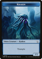 Soldier // Kraken Double-Sided Token [March of the Machine Tokens] | Anubis Games and Hobby