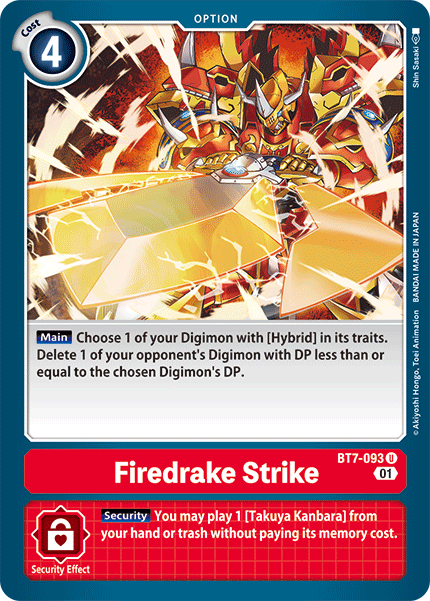 Firedrake Strike [BT7-093] [Next Adventure] | Anubis Games and Hobby