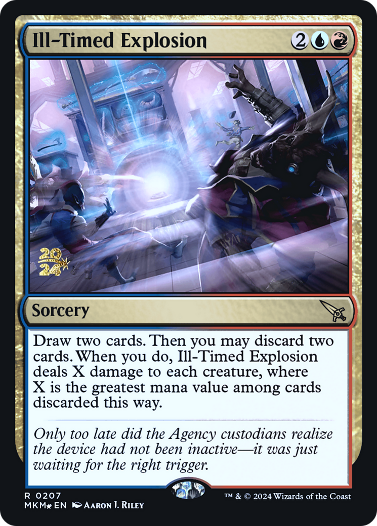 Ill-Timed Explosion [Murders at Karlov Manor Prerelease Promos] | Anubis Games and Hobby