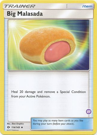 Big Malasada (114/149) (Deck Exclusive #27) [Sun & Moon: Trainer Kit - Alolan Sandslash] | Anubis Games and Hobby